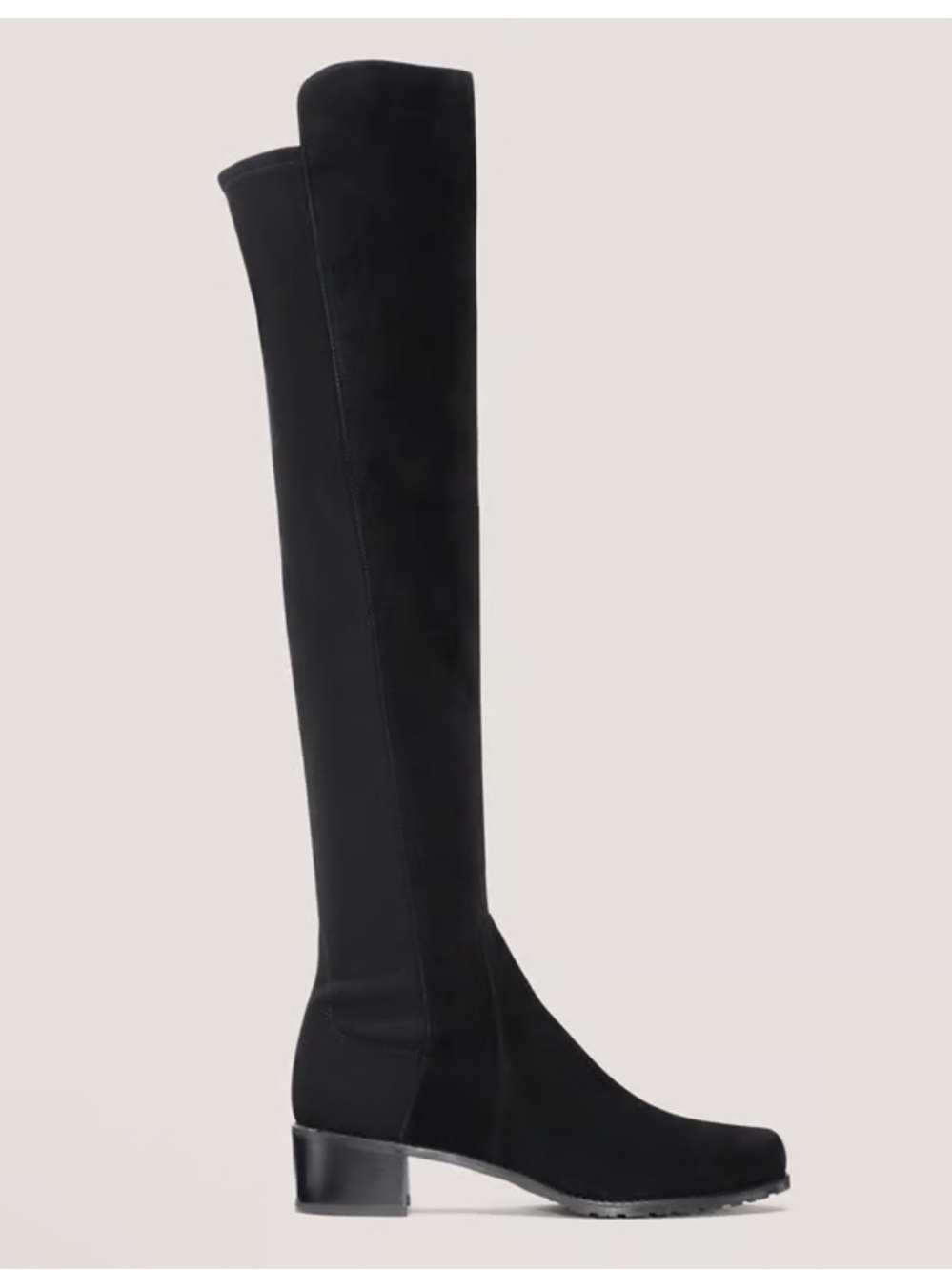 Stuart Weitzman
 suede Women's Black Over-the-Knee Stretch Boots size 6.5